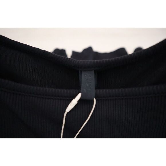 SKIMS OS-MDT-2695 Women's Sz XL Onyx Black Soft Lounge One-Piece Bodysuit - Picture 3 of 10